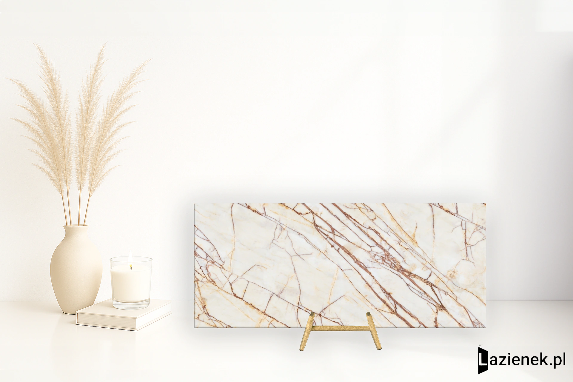 La Fabbrica Ava Bianco Imperiale Bianco Imperiale matowa 120x280 cm gr. 6 mm - płytka rektyfikowana / (L)277001